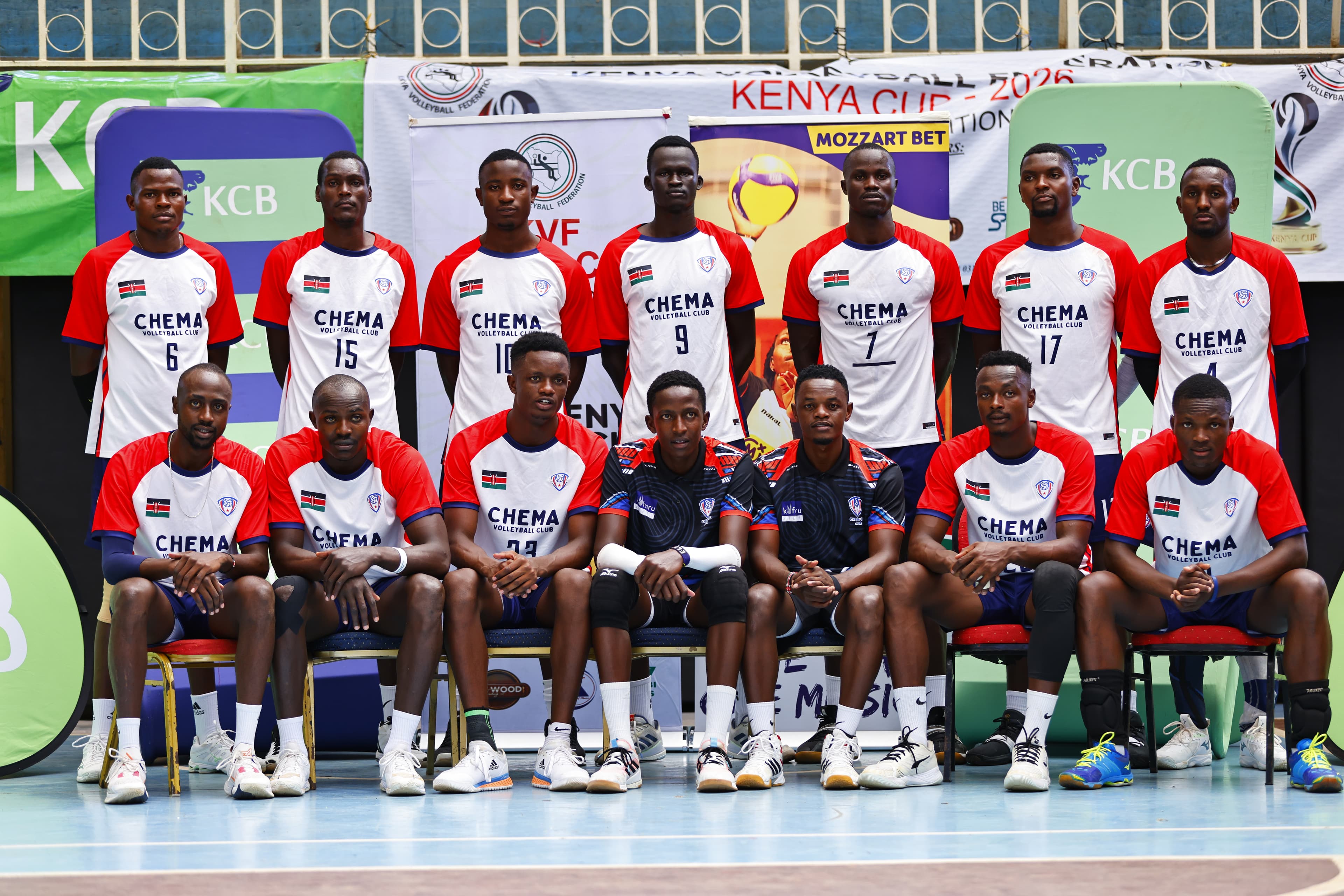 Award handover moment featuring a Chema VC player