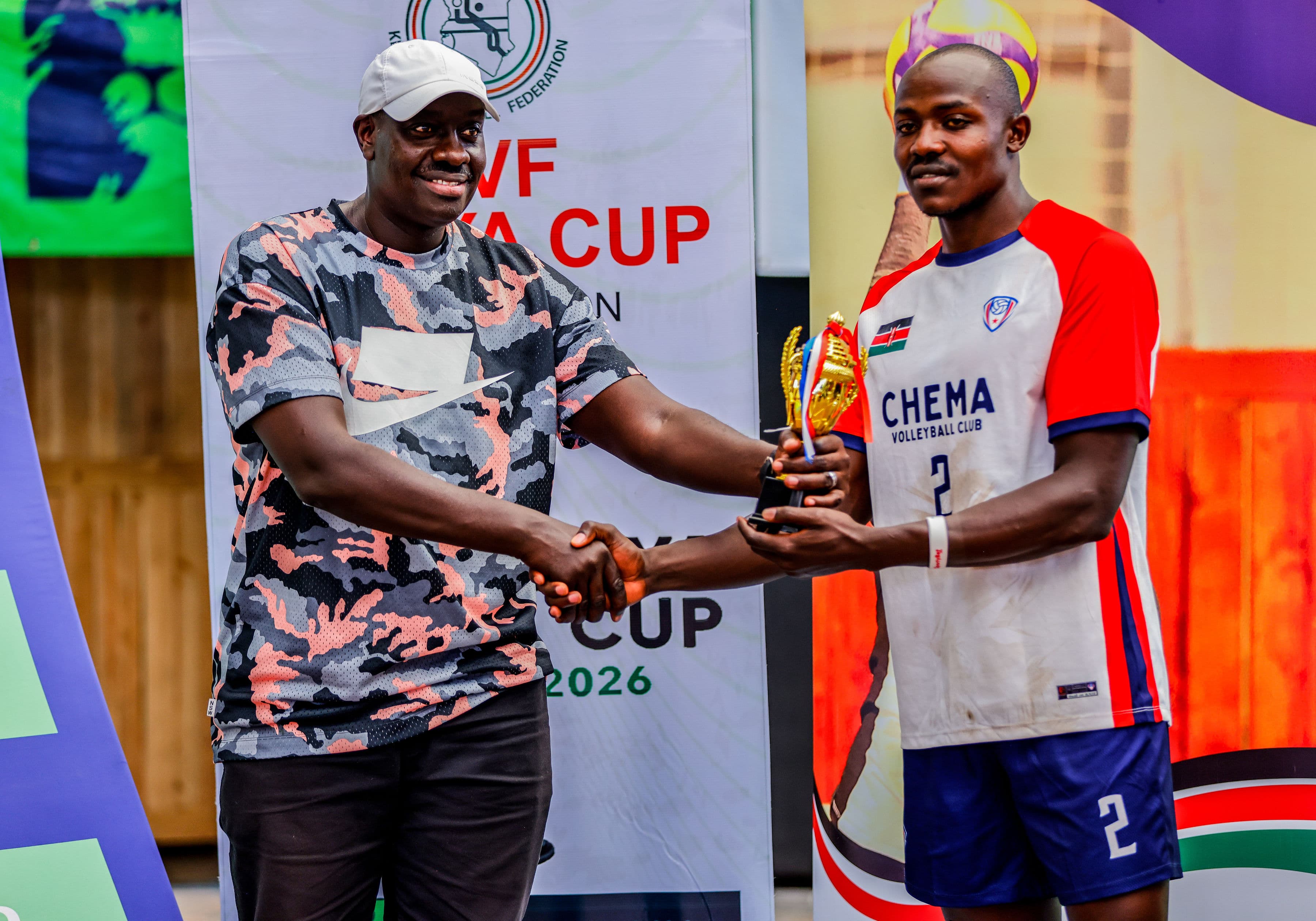 Chema VC coach standing courtside during active play