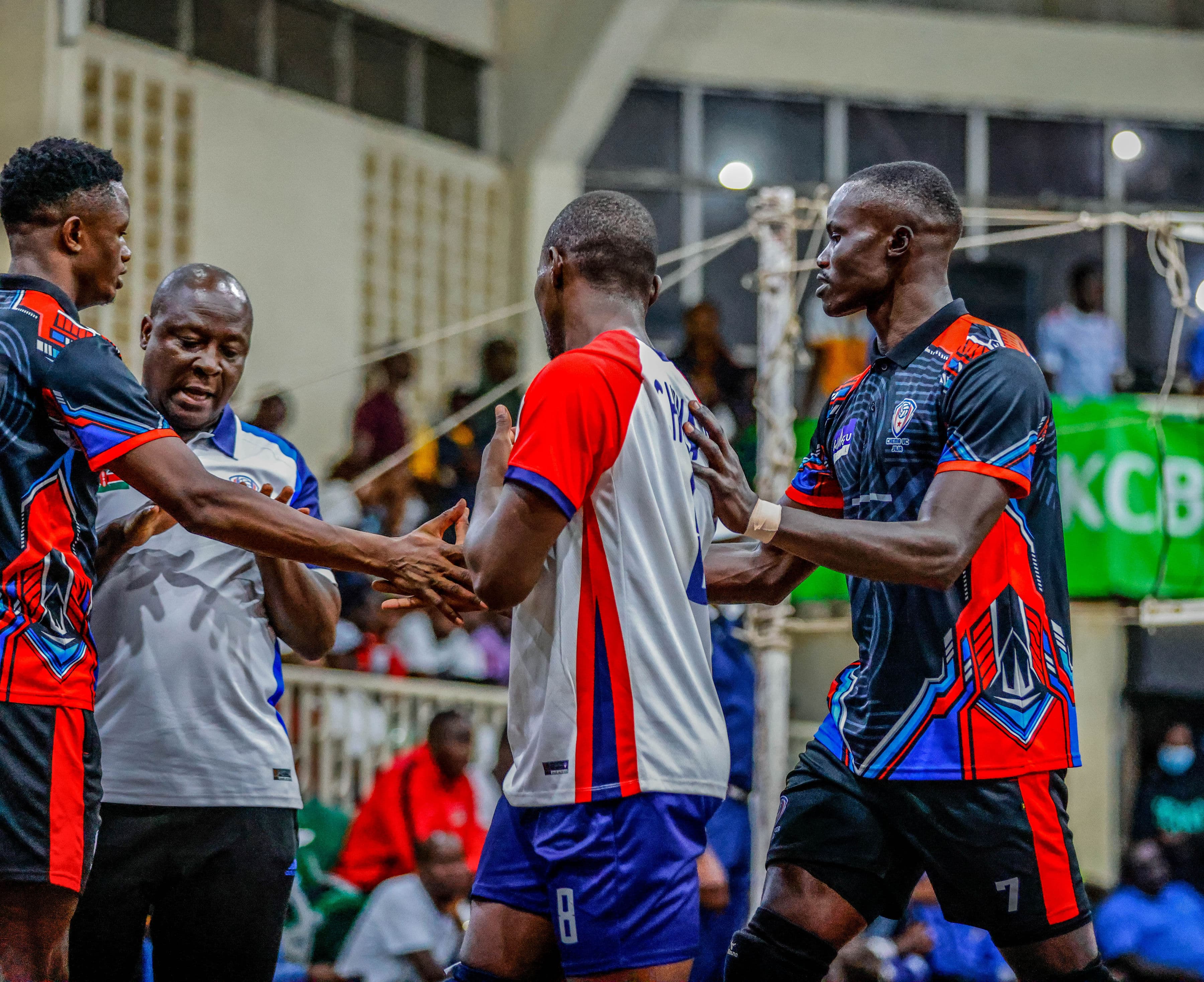 Chema VC players regrouping with coaching staff